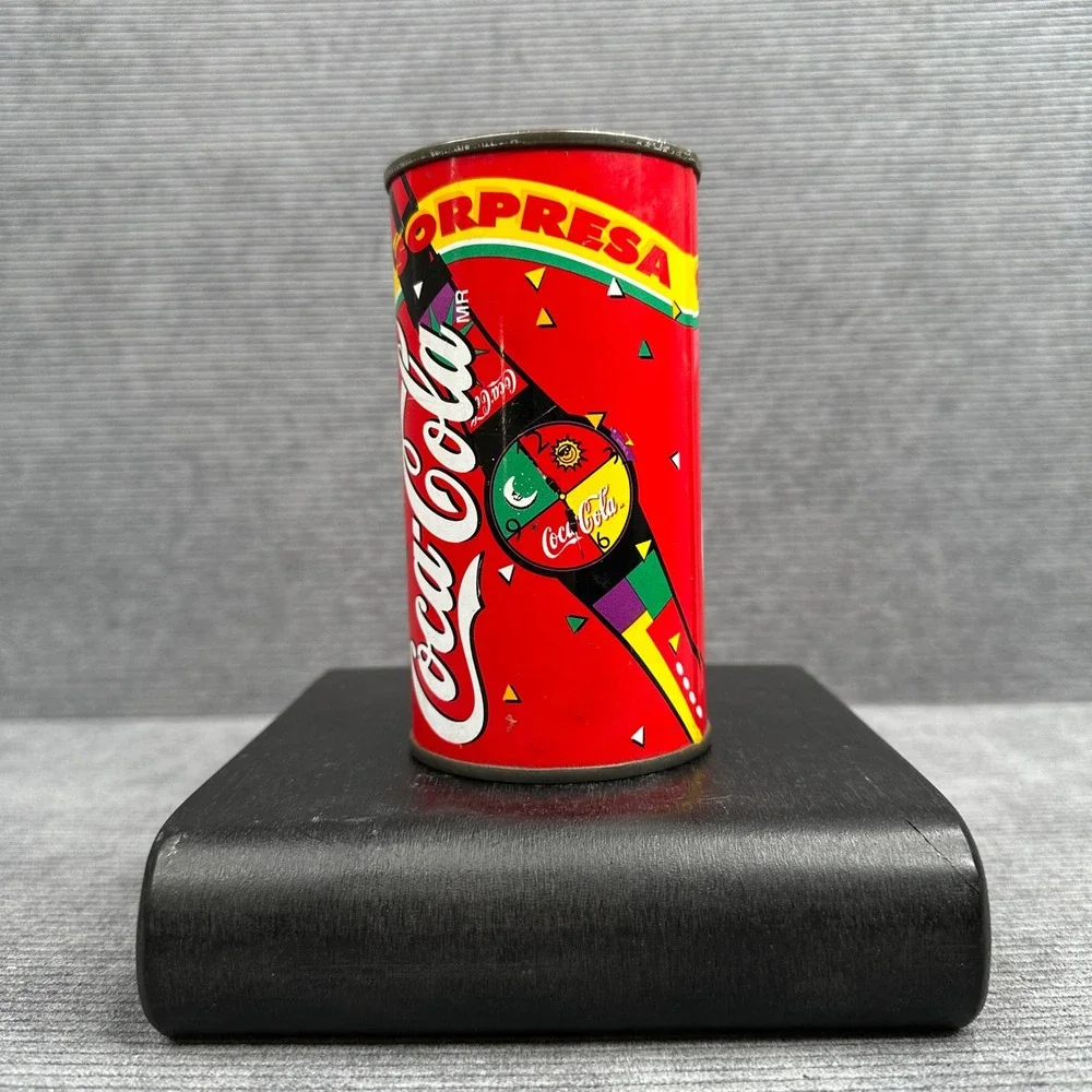Vintage Coca-Cola Sorpresa‎ Watch Tin Spanish Siempre Coca-Cola Red Collectible